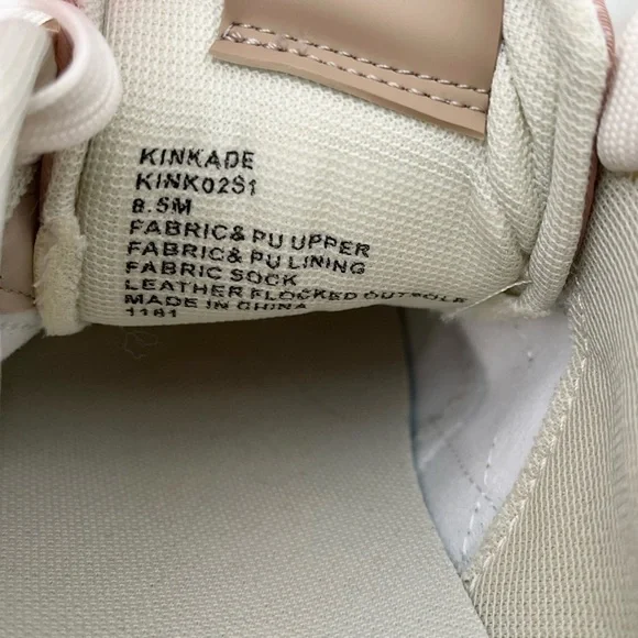 Steve Madden Shoes Women’s 8.5 Kinkade Pastel Sneakers Pink and Brown - Picture 8 of 8